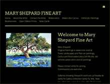 Tablet Screenshot of maryshepard.com